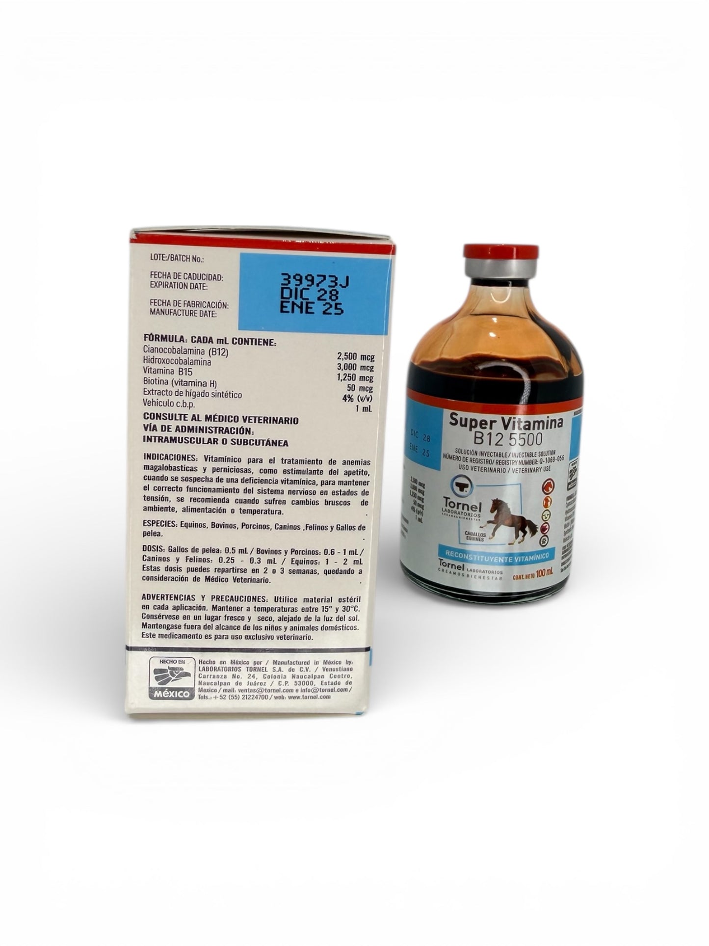 Súper vitamina b12 5500 horse