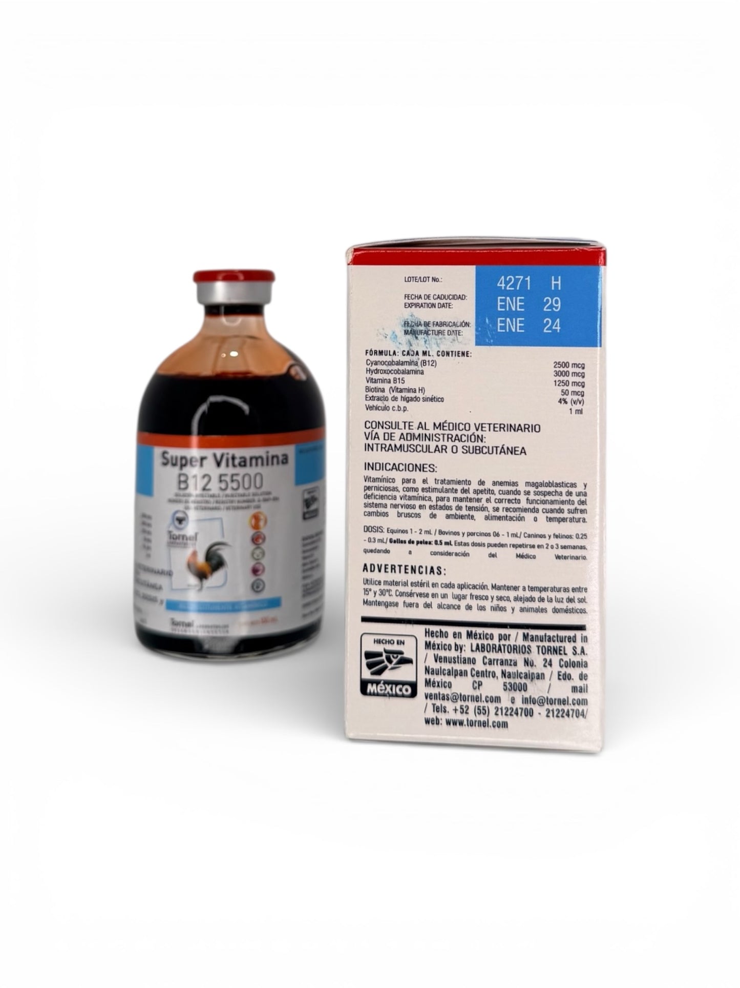 Súper vitamina b12 5500 gallo
