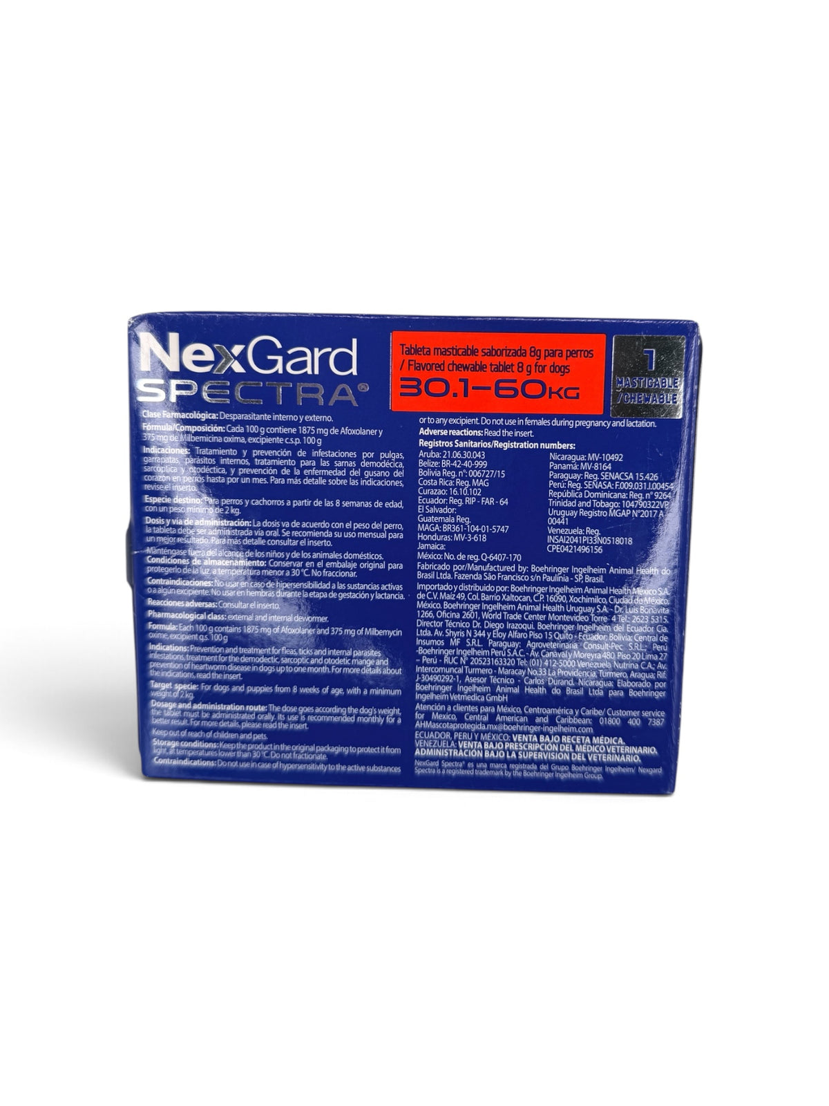 NexGard sprectra 1 tableta 1 mes