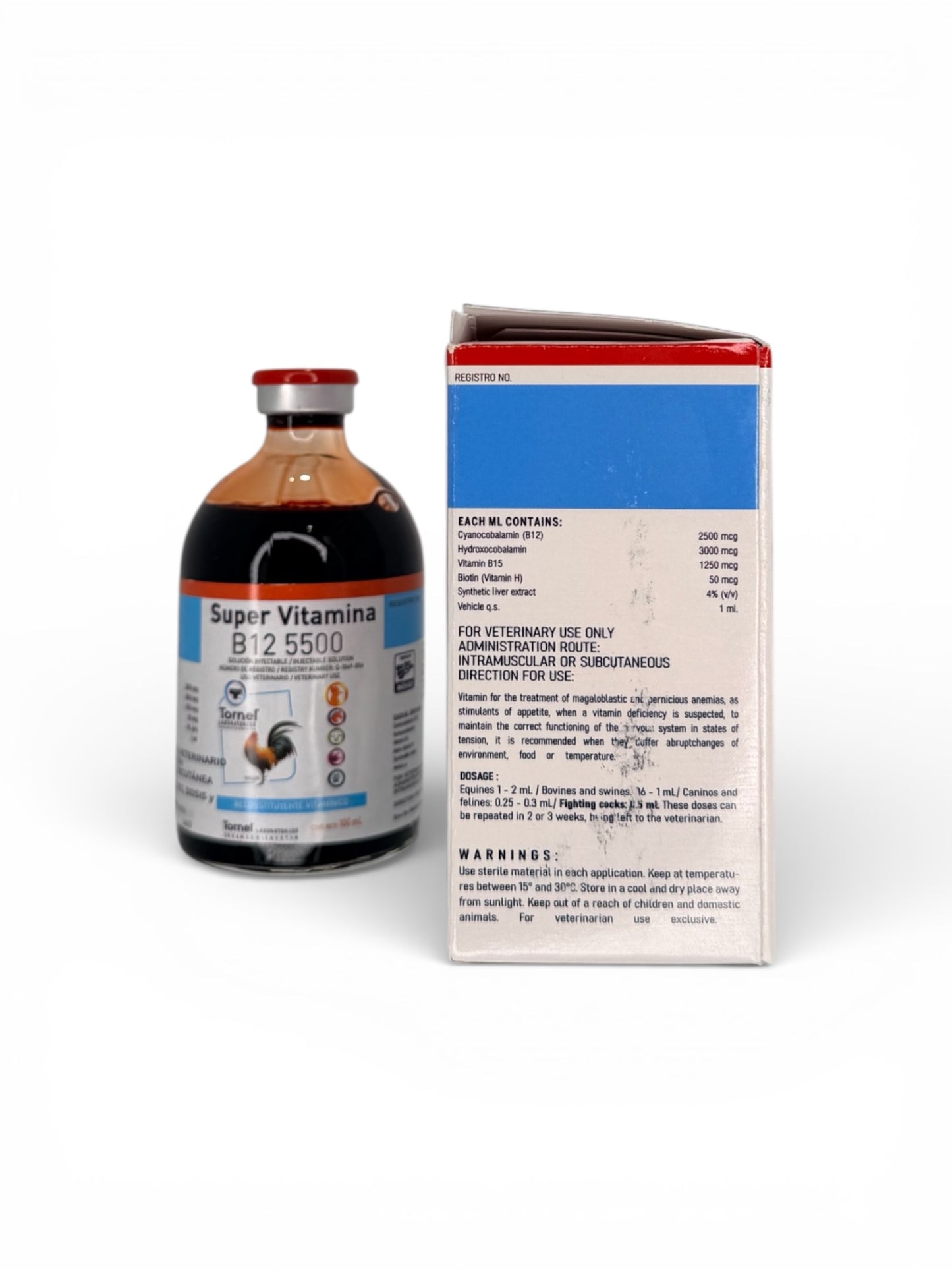 Súper vitamina b12 5500 gallo