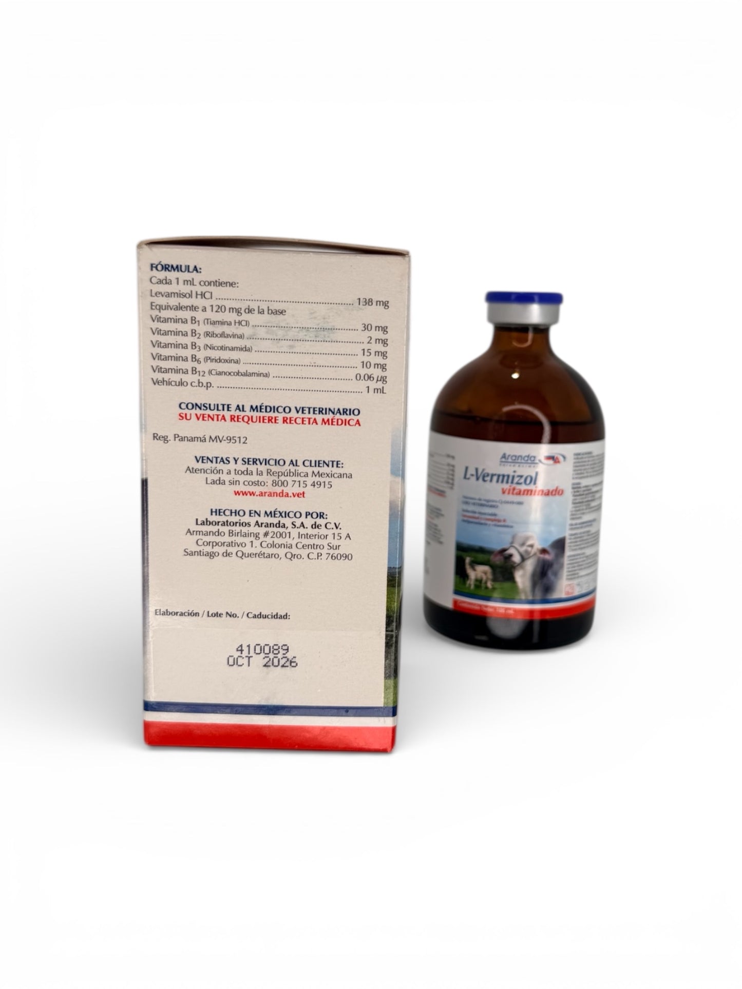 L vermizol vitaminado